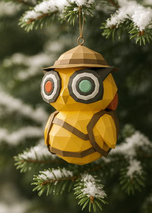 Елочная игрушка для Tripadvisor