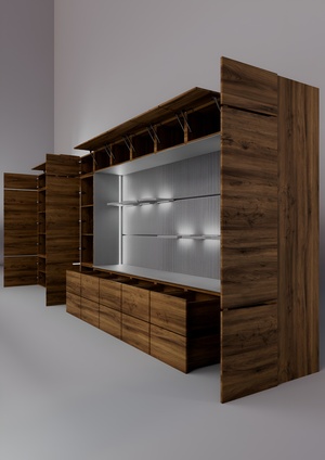 Демонстрационный шкаф "Линия"