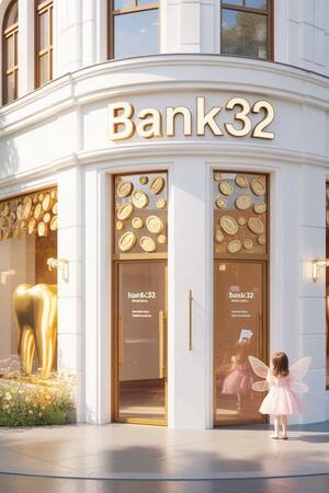 ребрендинг агентства зубных фей «BANK32» с помощью нейросетей