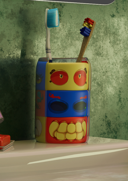 ЧИЩУН стакан для зубных щеток