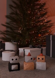 Модульная игрушка «Новогодние друзья»