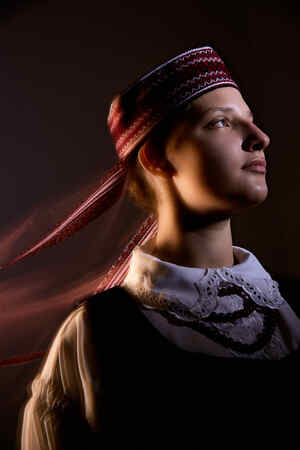 Сувалкский повседневный женский костюм XIX - XX веков