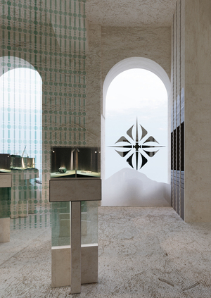 Выставочная витрина «СТХАНА» для бренда Shamballa