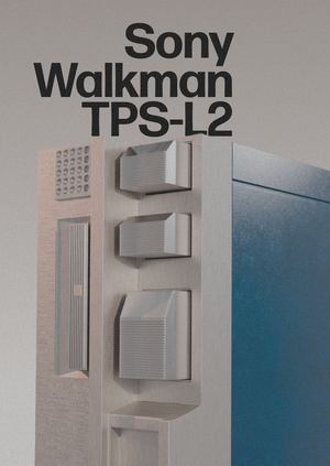 Кассетный плеер Sony Walkman TPS-L2