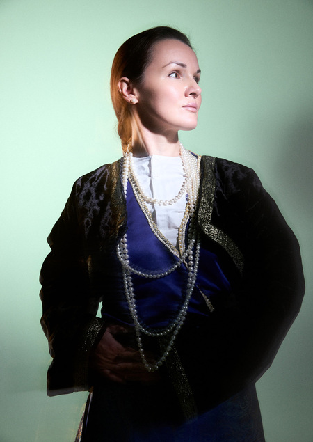 Εορταστική ενδυμασία παντρεμένης Πόντιας του 20ού αιώνα