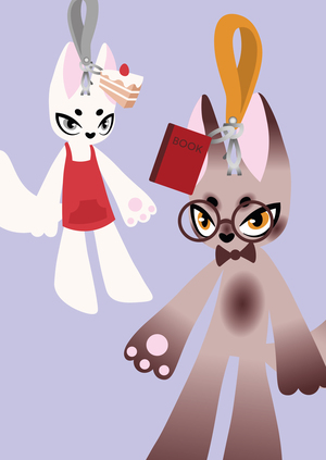 Meowsters — серия плюшевых брелоков