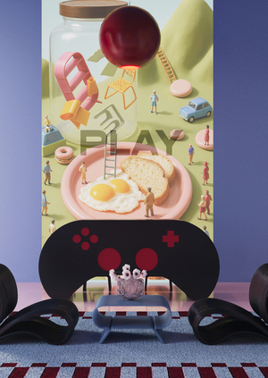 Кассовая стойка индивидуального  изготовления для шоурума