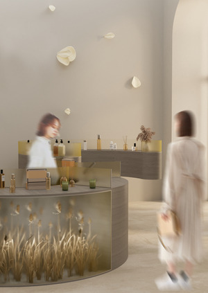 Кассовый стеллаж «Сердце Прованса»