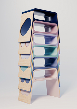 Корпусная мебель для «Осторожно, окрашено!» 