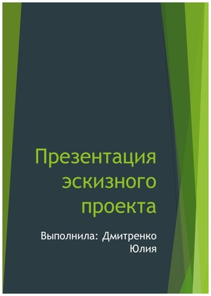 Эскизный проект