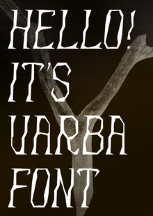 VARBA Font
