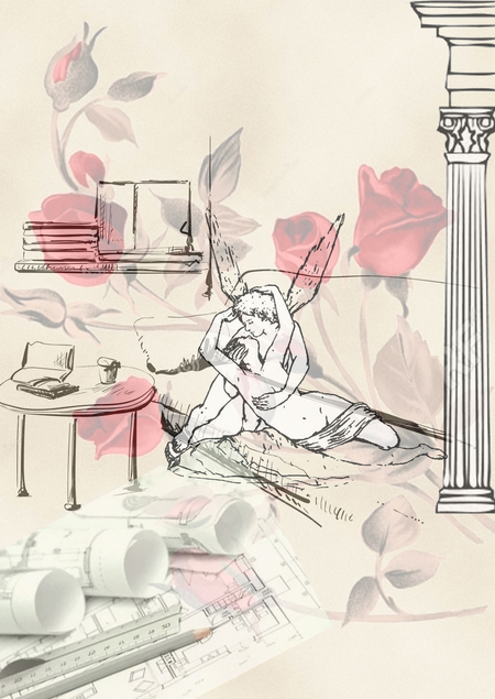 Дизайн-проект квартиры "Амур и Психея"