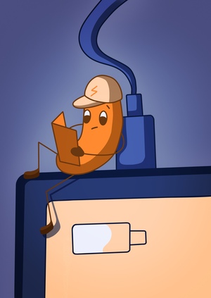 Зарядка телефона