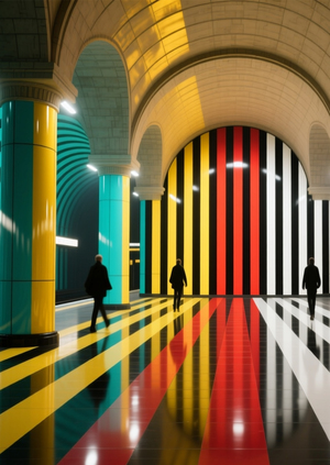 Ребрендинг Метрополитена Даниэля Бюрена «87ММ»