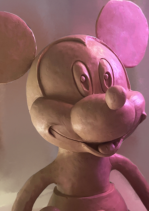 Анимационная скульптура: Микки-Маус