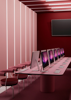 Дизайн проект интерьера учебного кластера