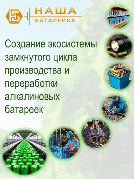 Создание экосистемы замкнутого цикла производства и переработки алкалиновых
