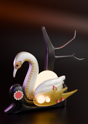 Ночник «Белый лебедь»