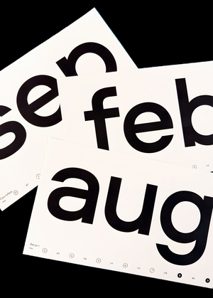 Календарь-specimen | Aeroport