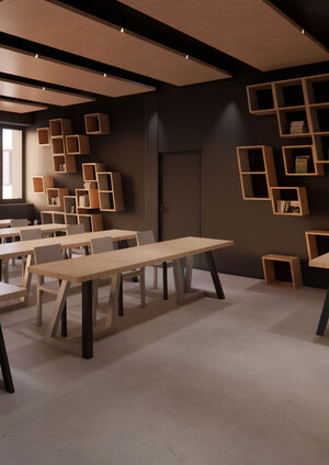 Дизайн проект учебного кластера среды и интерьера