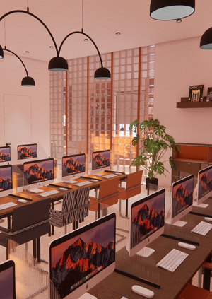 Дизайн интерьера учебного кластера