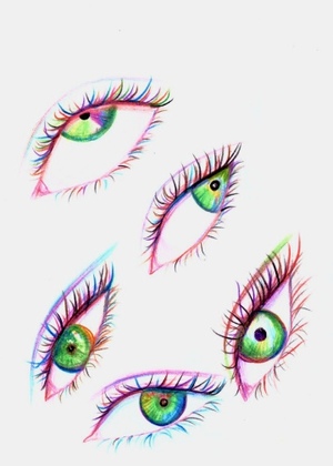 В зелёных глазах