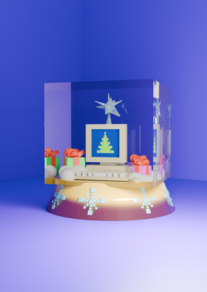 Новогодний куб