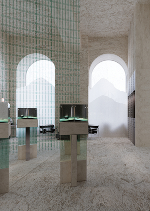 Дизайн-проект шоурума бренда SHAMBALLA