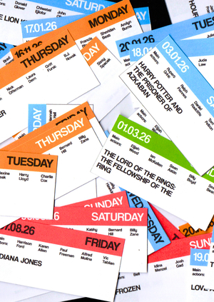 Календарь кинобилеты