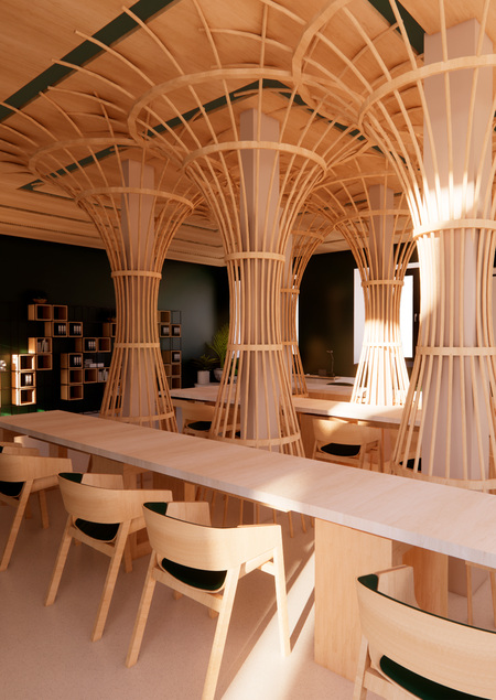 Проект интерьера учебного кластера