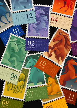 Календарь «Год Огненной Лошади»