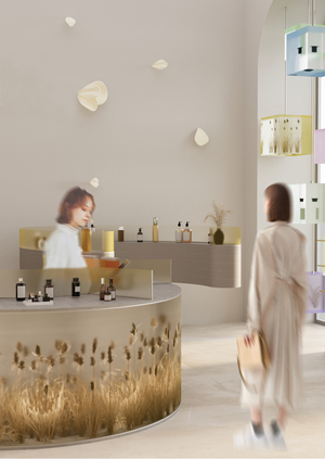 Дизайн-проект шоурума для бренда «Л’Окситан»