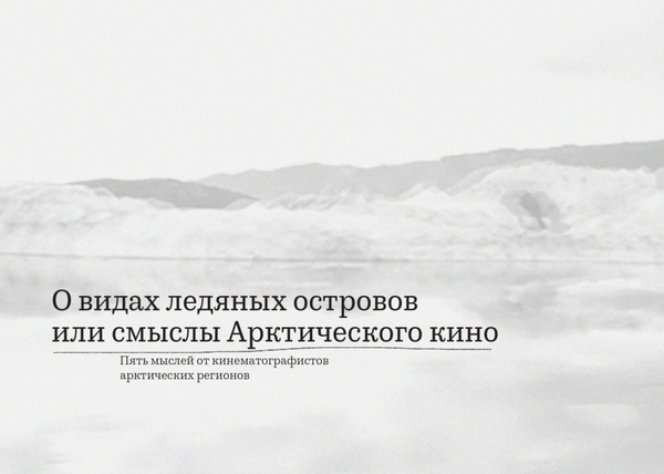 Мультимедийная книга об Арктическом кино