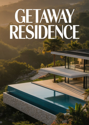 Редизайн "Getaway Residence" с помощью нейросетей.