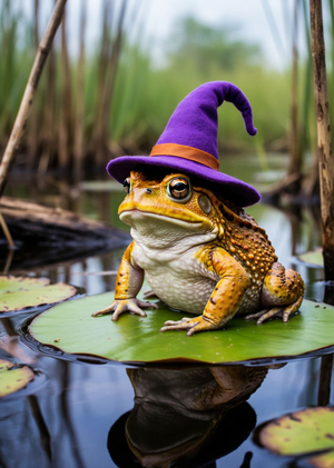 Ребрендинг видеоигры «Not odd to be Toad» с помощью AI