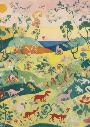 Обучение генеративной нейросети по картинам Анри Матисса