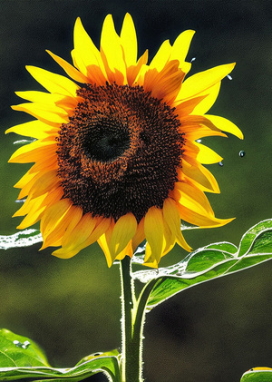 Подсолнухи. Обучение генеративной нейросети