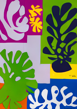 Паттерны Анри Матисса. Stable Diffusion