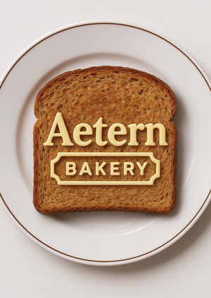 Aetern bakery — ИИ ребрендинг