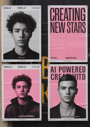 Брендинг для продюсерского центра "OBRAZ"