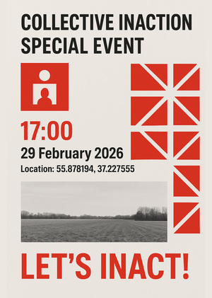 Брендинг с помощью нейросетей для агенства COLLECTVE INACTION