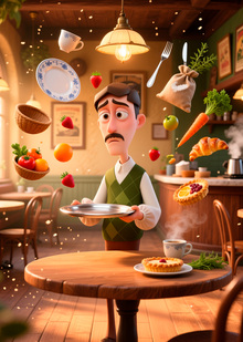 Ребрендинг игры «Треть звезды Мишлен» с&nbsp;помощью AI