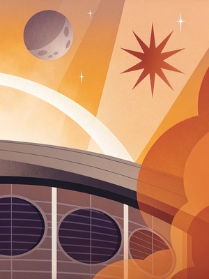 OGNI. Ребрендинг бара между звездами при помощи нейросетей