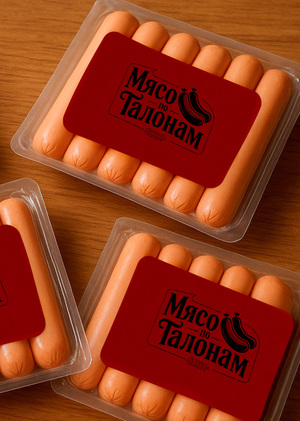 Бренд отечественных сосисок "МясоПоТалонам"
