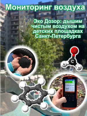ЭкоДозор: дышим чистым воздухом на детских площадках Санкт-Петербурга