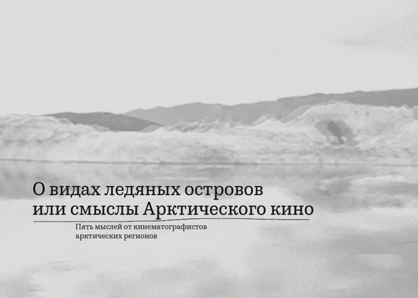 Мультимедийная книга об Арктическом кино