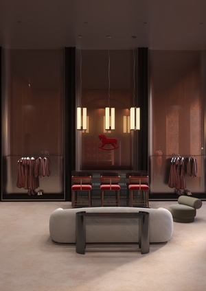 Дизайн проект для бутика Ulyana Sergeenko