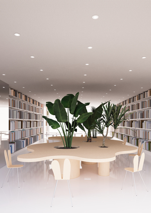 Библиотека в учебном заведении НИУ ВШЭ - Санкт-Петербург