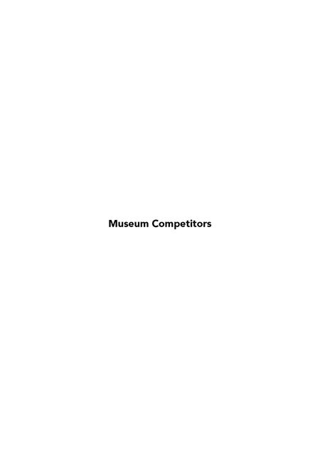 Museum Competitors
