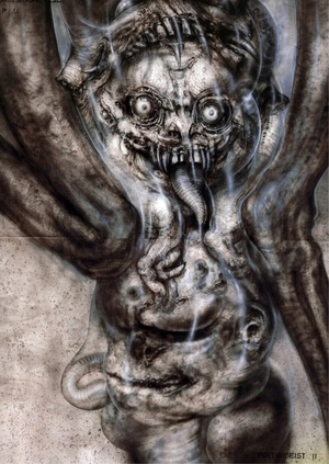 Чужеродность в работах Ганса Гигера